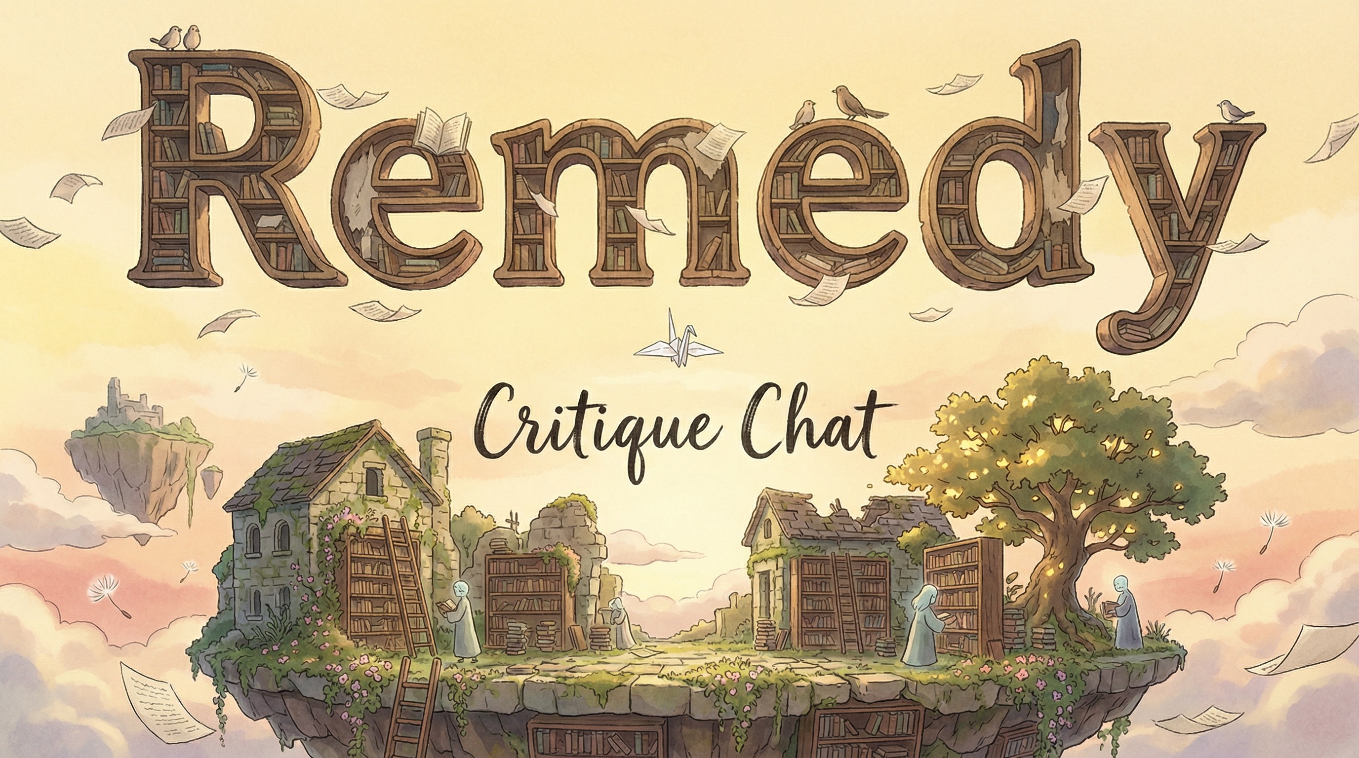 Remedy in Critique Chat — live progress feed showing sandbox creation, repo cloning, fix writing, validation, and commit push