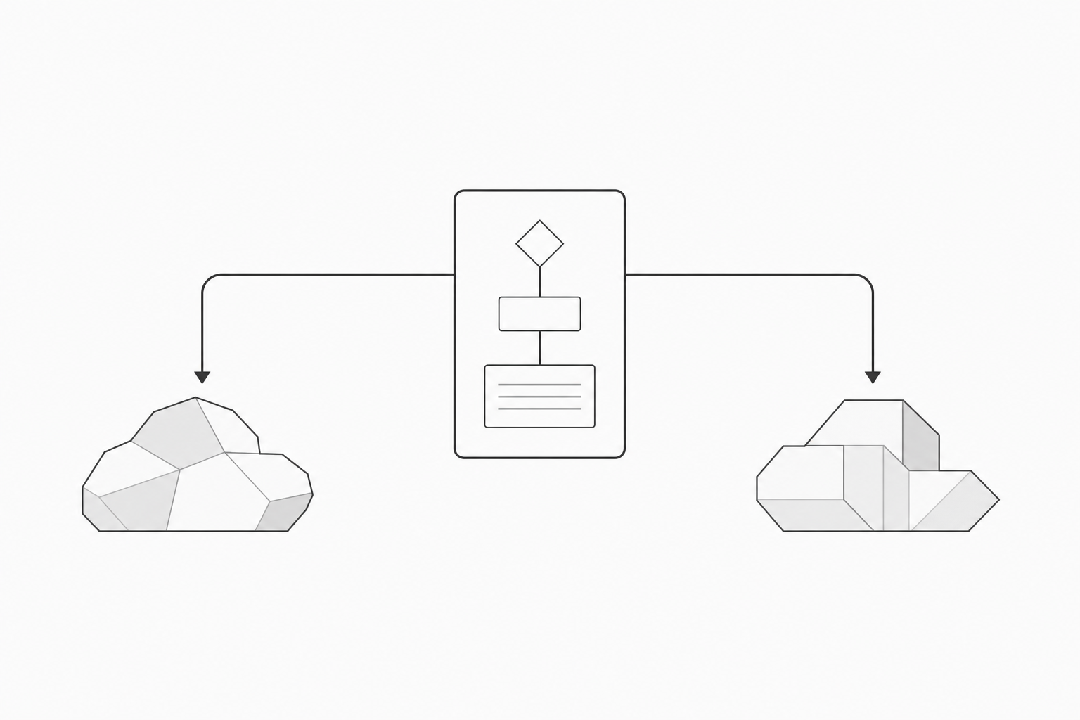 Diagram showing the same Critique harness routing model calls to OpenRouter or CrofAI billing endpoints